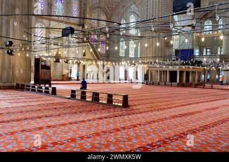 Moschea Fatih, Fatih Camii, Moschea Conqueror, quartiere Fatih, Istanbul, Parte europea, Turchia Foto Stock