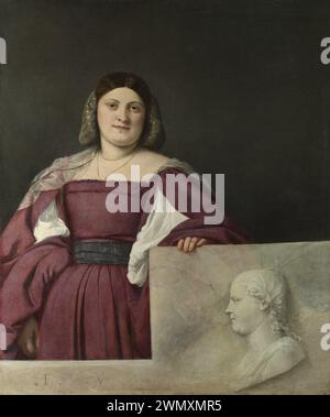 Ritratto di una signora ('la Schiavona') 1510-12 Foto Stock