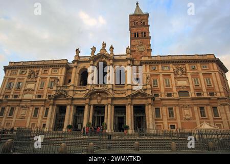 La Basilica di Santa Maria maggiore, o chiesa di Santa Maria maggiore, è una delle sette Chiese pellegrine di Roma Foto Stock