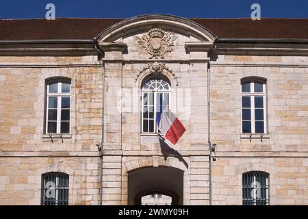 Francia, Giura, Lons le Saunier, la scuola municipale del XIX secolo Foto Stock