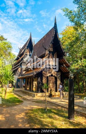 Thailandia, Chiang Rai, museo della diga di Baan o tempio nero, dell'artista Thawan Duchanee Foto Stock