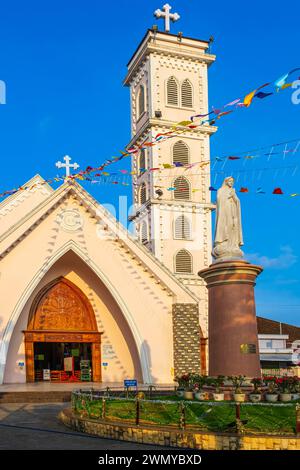 Vietnam, Delta del Mekong, sa dic, chiesa cattolica di sa dic Foto Stock