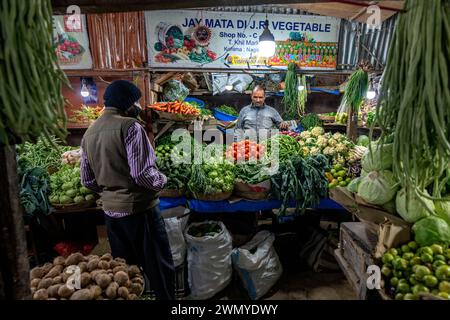 India, Nagaland, Kohima, mercato Foto Stock