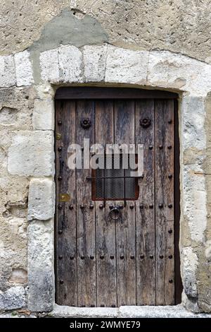 Francia, Drôme (26), Drôme provenzale, la Garde Adhémar, etichettato come i più bei villaggi di Francia, porta carattere Foto Stock