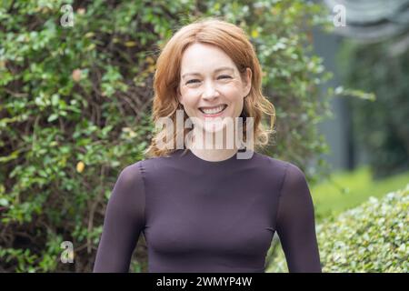 28 febbraio 2024, Roma, Italia: L'attrice Cristiana Capotondi partecipa alla photocall del film TV ''Margherita delle stelle'' presso la sede della RAI in Viale Mazzini a Roma (Credit Image: © Matteo Nardone/Pacific Press via ZUMA Press Wire) SOLO USO EDITORIALE! Non per USO commerciale! Foto Stock