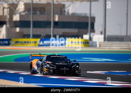 59 SAUCY Gregoire (swi), COTTINGHAM James (gbr), COSTA Nicolas (bra), United Autosports, McLaren 720S GT3 Evo #59, azione durante il prologo del Campionato Mondiale Endurance 2024, dal 24 al 26 febbraio 2024 sul circuito Internazionale Losail di Lusail, Qatar Foto Stock