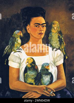 Frida Kahlo - io e i miei pappagalli, 1941 anni Foto Stock