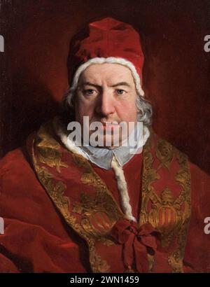 Papa Benedetto XIV, 1675 – 1758, pittura ad olio dell'artista francese Pierre Hubert Subleyras, Data: 1746 Foto Stock