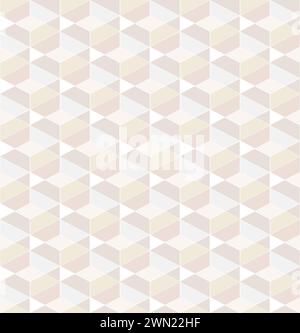 Schema geometrico astratto con rombo. Uno sfondo vettoriale senza interruzioni. Bianco e colore. Design moderno Illustrazione Vettoriale