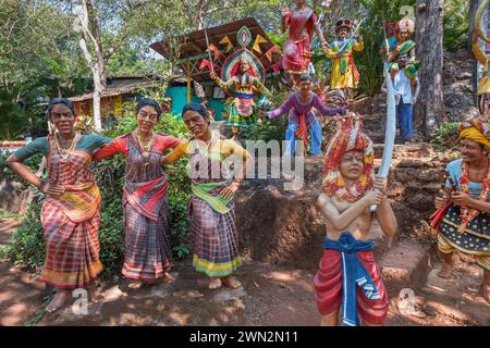 Big Foot ancestrale Goa Museum Loutolim Salcete Goa India Foto Stock