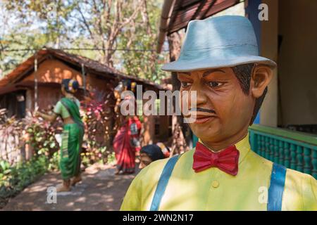 Big Foot ancestrale Goa Museum Loutolim Salcete Goa India Foto Stock