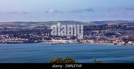 Vista panoramica del Paignton Holiday Resort Devon Regno Unito Foto Stock