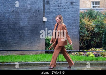 Londra, Inghilterra, Regno Unito. 29 febbraio 2024. First Lady dell'Ucraina. OLENA ZELENSKA arriva al 10 di Downing Street. (Credit Image: © Tayfun Salci/ZUMA Press Wire) SOLO PER USO EDITORIALE! Non per USO commerciale! Foto Stock