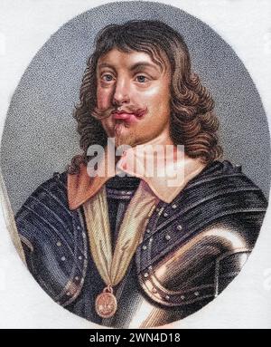 James Hamilton 1. Herzog von Hamilton 1606 - 1649 Schottischer Adliger und Bürgerkriegsgeneral / James Hamilton i duca di Hamilton 1606 - 1649 Scott Foto Stock