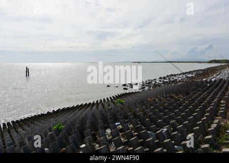 Kuala Kurau e Tg Piandang Perak Malesia Foto Stock