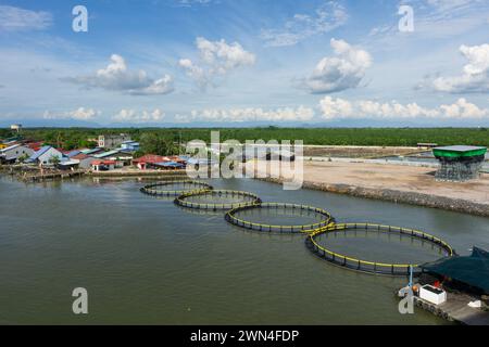 Kuala Kurau e Tg Piandang Perak Malesia Foto Stock