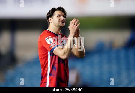 Foto del file datata 18-04-2023 di George Friend, che si è ritirato e che è stato nominato direttore del football dei Bristol Rovers. Data di pubblicazione: Giovedì 29 febbraio 2024. Foto Stock