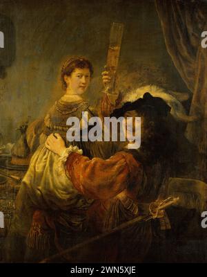 Rembrandt - Rembrandt e Saskia nella parabola del figlio prodigo (1635c.) Foto Stock