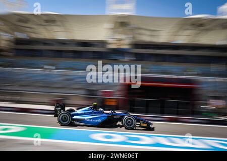 02 o'SULLIVAN Zak (gbr), ART Grand Prix, Dallara F2 2024, azione durante il primo round del campionato FIA di Formula 2 2024 dal 29 febbraio al 2 marzo 2023 sul circuito Internazionale del Bahrain, a Sakhir, in Bahrain Foto Stock