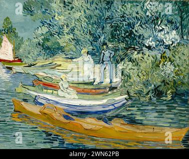 Van Gogh Vincent - Bank of the Oise ad Auvers (1890) Foto Stock