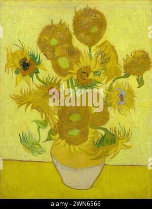 Van Gogh Vincent - Girasoli (1889) Foto Stock