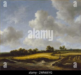 Van Ruisdael Jacob - paesaggio con campo di grano (1650 60) Foto Stock