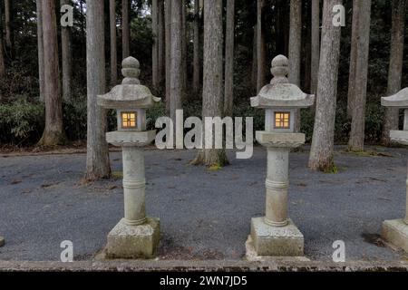 Ingresso al Cimitero Okunoin, Monte Koya (Koyasan), Wakayama, Giappone Foto Stock