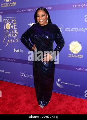 New York, Stati Uniti. 29 febbraio 2024. Sherri Shepherd partecipa al 9° Annual for the Love of Our Children Gala tenutosi al Pier Sixty il 29 febbraio 2024 a New York, NY © Steven Bergman/AFF-USA.COM Credit: AFF/Alamy Live News Foto Stock