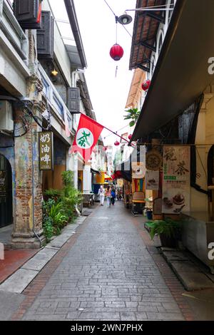 Concubine Lane a Ipoh, Perak MALESIA Foto Stock