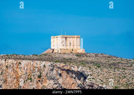 Santa Marija Tower Comino - Malta Foto Stock