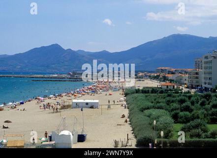 francia roussillon st cyprien vacanze estive tourisme costa catalana Foto Stock