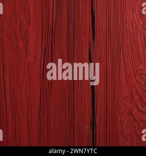 Rosso sfondo di legno Foto Stock