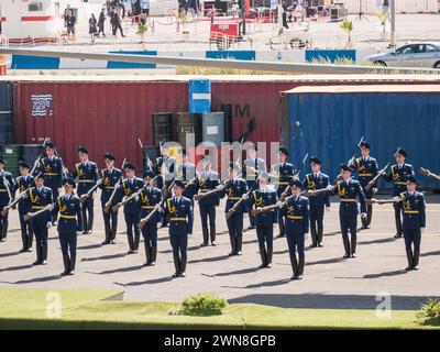 La guardia d'onore delle forze armate bielorusse Foto Stock