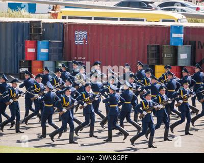 La guardia d'onore delle forze armate bielorusse Foto Stock