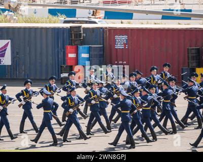 La guardia d'onore delle forze armate bielorusse Foto Stock