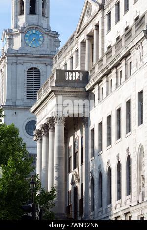 St Martins in the Fields, Piazza Trafalga. Foto Stock