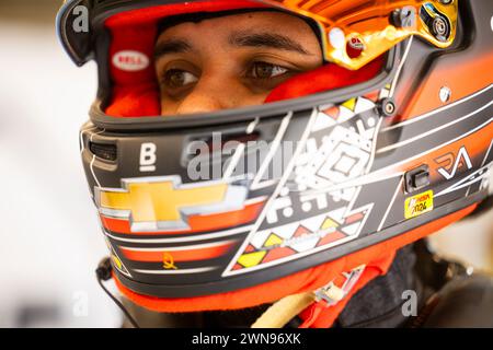 Lusail, Qatar - 01/03/2024, ANDRADE Rui (ang), TF Sport, Corvette Z06 GT3.R, ritratto durante la Qatar Airways, Qatar. , . FIA World Endurance Championship, dal 29 febbraio al 02 marzo 2024 sul circuito Internazionale di Losail a Lusail, Qatar - foto Julien Delfosse/DPPI credito: DPPI Media/Alamy Live News Foto Stock