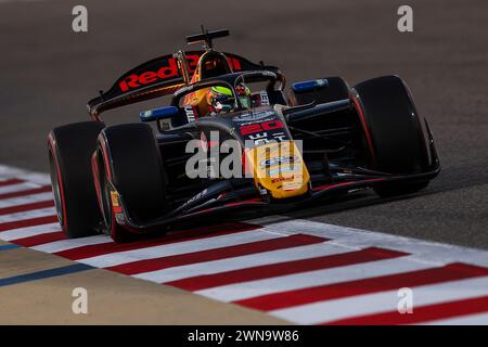 20 HADJAR Isack (fra), Campos Racing, Dallara F2 2024, azione durante il 1° round del Campionato FIA di Formula 2 2024 dal 29 febbraio al 2 marzo 2023 sul circuito Internazionale del Bahrain, a Sakhir, Bahrain - foto Eric Alonso / agenzia fotografica olandese / DPPI Foto Stock