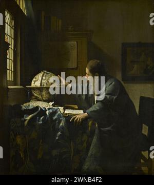 Johannes Vermeer - l'astronomo - 1668 Foto Stock