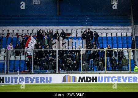 Doetinchem, Nederland. 1 marzo 2024. DOETINCHEM, 01-03-2024, Stadium De Vijverberg, calcio, Eredivisie olandese, stagione 2023/2024, partita tra De Graafschap e TOP Oss. Sostenitori dei MIGLIORI crediti Oss: Pro Shots/Alamy Live News Foto Stock