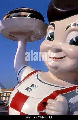 Bob's Big Boy, all'esterno del ristorante su Riverside Drive a Burbank, Los Angeles, CA, USA Foto Stock