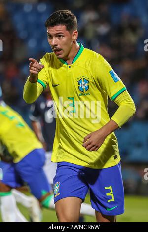 MENDOZA, ARGENTINA - 24 MAGGIO: Il brasiliano Jean Pedroso celebra il suo gol durante la partita della Coppa del mondo FIFA U20 Argentina 2023 tra Brasile e Domi Foto Stock