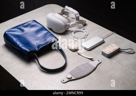 HCMC, VN - febbraio 2024. Apple Vision Pro per uso editoriale Foto Stock