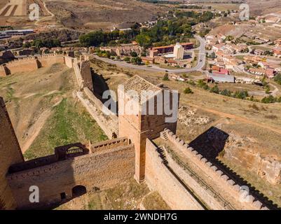 Fortezza di Molina de los Caballeros, Molina de Aragón, provincia di Guadalajara, Spagna, Foto Stock
