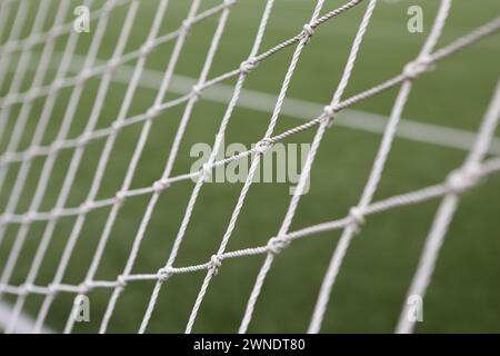 Goalnet at Ascot United FC, Racecourse Ground, Ascot, Berkshire, Regno Unito Foto Stock