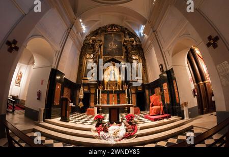 La Iglesia de San Pedro El Viejo. Madrid. España Foto Stock