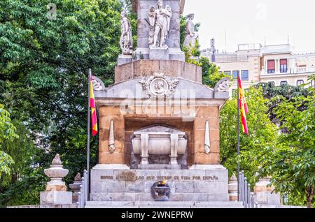 Monumento al 2 de mayo. Madrid. España Foto Stock