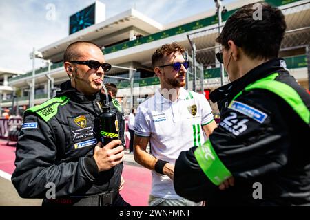 Lusail, Qatar. 2 marzo 2024. BORTOLOTTI Mirko (ita), Lamborghini Iron Lynx, Lamborghini SC63, ritratto, griglia di partenza, griglia di partenza durante i 1812 KM DI Qatar Airways Qatar, 1° round del Campionato Mondiale Endurance FIA 2024, dal 29 febbraio al 02 marzo 2024 sul circuito Internazionale Losail di Lusail, Qatar - foto Thomas Fenetre/DPPI Credit: DPPI Media/Alamy Live News Foto Stock