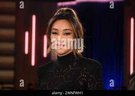 Colonia, Germania. 1 marzo 2024. Presentatrice Verona Pooth come ospite del talk show WDR Kölner Treff Credit: Horst Galuschka/dpa/Horst Galuschka dpa/Alamy Live News Foto Stock