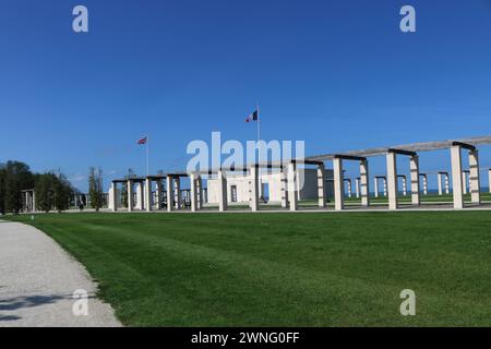 Il British Normandy Memorial, Ver-sur-Mer, Francia, ricorda le vittime del D-Day nella seconda guerra mondiale. Foto Stock